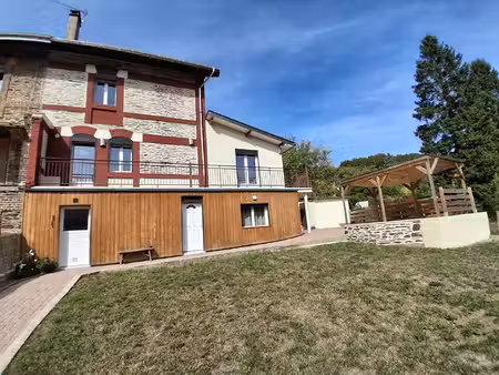 maison mitoyenne rénovée de 85 m2 sh avec un terrain à bogny sur meuse