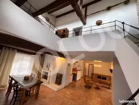 gers: maison meublée 3 chambres avec jardin location ou colocation à l'année