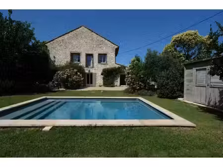 authentique mas de village avec piscine et jardin paysagé a