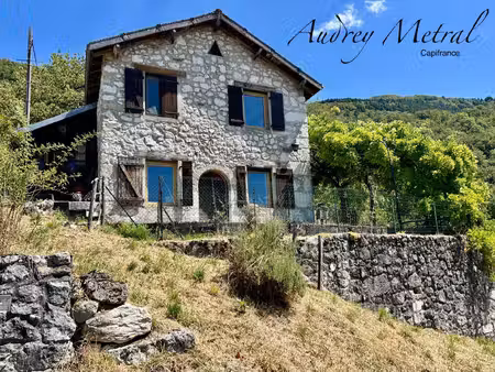 maison en pierre à vendre à serrieres en chautagne (73) vue imprenable  50 min de genève e