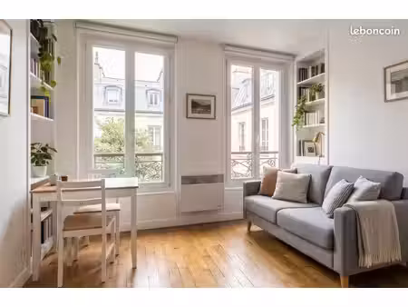charmant studio meublé 20 m² - paris 11e (métro voltaire / charonne)