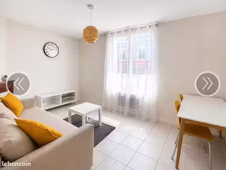 t2 lumineux 37m2 meublé