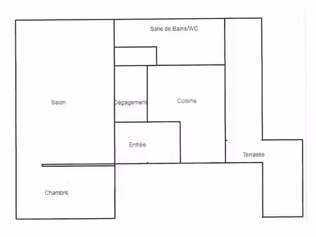 appartement strasbourg 2 pièces 45.32 m2