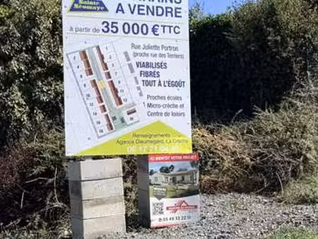 vente terrain à sainte-néomaye (79260) : à vendre / sainte-néomaye