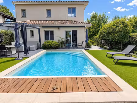 andernos - à 100 m du bassin  villa contemporaine avec terrasse panoramique vue bassin