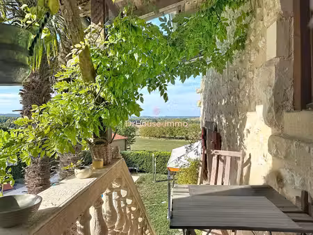 maison en pierre de caratère + piscine