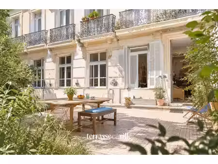 exclusivité - cinq avenues / longchamp - duplex t6 - jardin