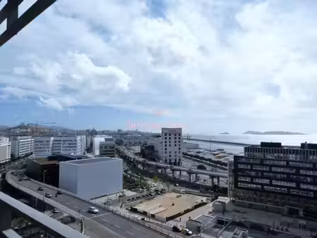 appartement f1 lumineux avec terrasse à marseille