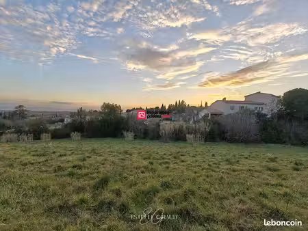 terrain 4 130 m² caunes minervois