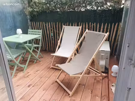 arcachon l’aiguillon – studio meublé + terrasse – 700 tout compris