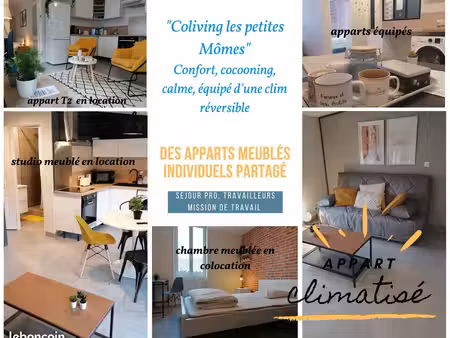 ? co-living « les petites mômes » – appartements meublés individuels ou partagés
