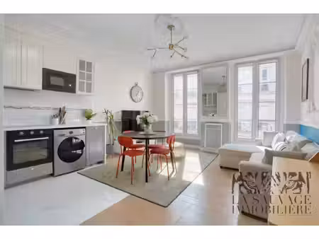 appartement 2 pièces 34m² - paris 3e - arts-et-métiers / république - plein sud - très lum