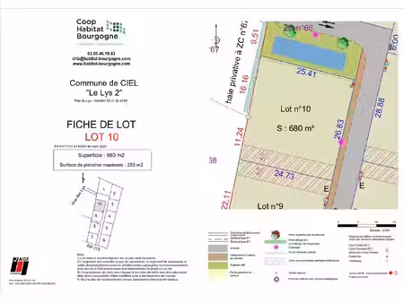 lotissement 'le lys 2' à verdun-ciel (71530) - lot 10