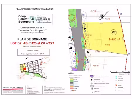 les terres des croix rouges tranche 2 - lot d2