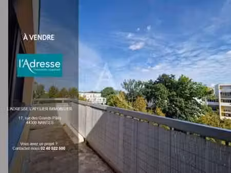 vente appartement 4 pièces à nantes (44000) : à vendre 4 pièces / 70m² nantes