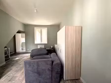 appartement - rdc - 24.60 m2 - 1 pièce - meublé
