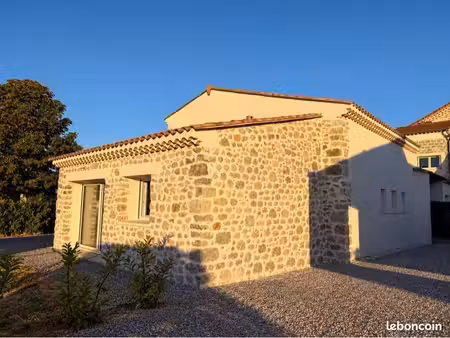 ruoms - appartement meublé 145 m' - refait à neuf - jardin - vue dégagée