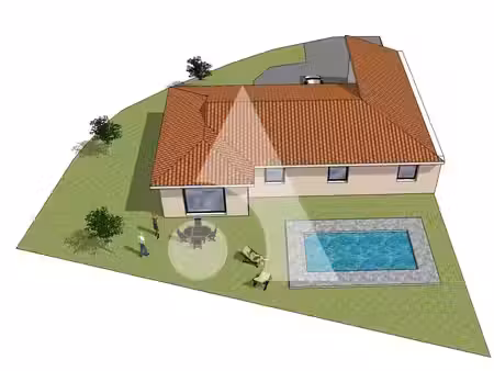 beau terrain plat saint symphorien sur coise libre constructeur