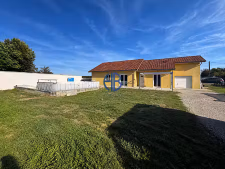 maison de plain pied 126 m² 4 chambres terrain clos de 1000 m²