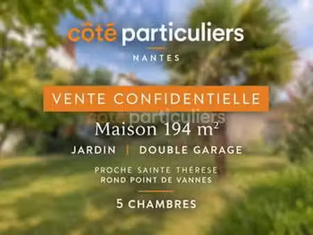 vente maison à nantes rond-point de rennes (44000) : à vendre / 194m² nantes rond-point de