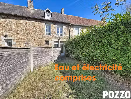 appartement 2 pièce(s) à saint aubin des préaux avec jardin privatif