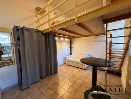 studio à louer avec terrasse à saint-paul-de-jarrat