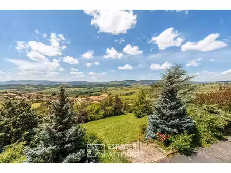 villa avec gite à la vue exceptionnelle sur les monts du beaujolais