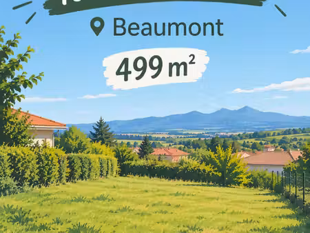 terrain beaumont 499 m2