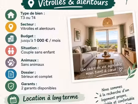appartement t3 ou t4