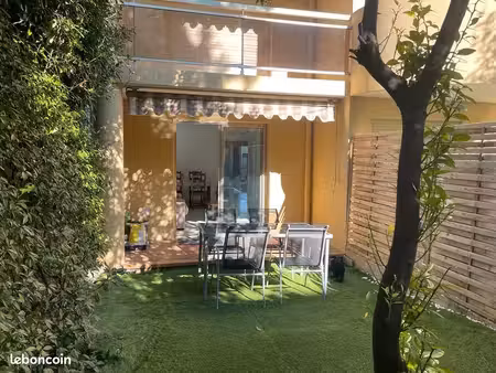 particulier loue à nice fabron beau 3 pièces avec jardin et garage