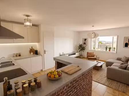​saint-jeannet village – superbe appartement 4 pièces de 80 m²