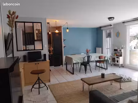 appartement t3  jardin+ terrasse