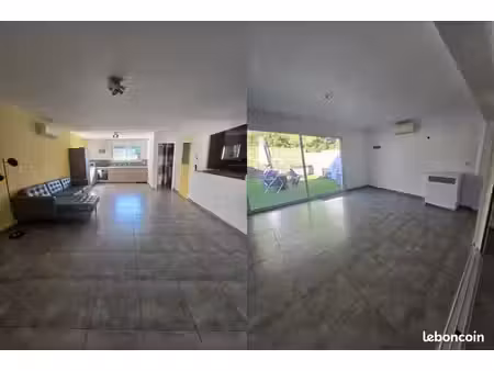 maison en duplex de 94m² mitoyenne de style californien  avec grandes pièces  places de pa