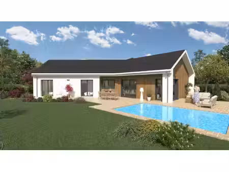 terrain avec maison neuf à vendre