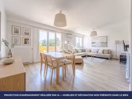 lyon 05 - appartement t4 de 94 m² avec balcon  cave et stationn