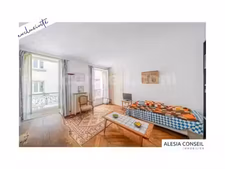 3 pieces 60 m2 au sud du 14è