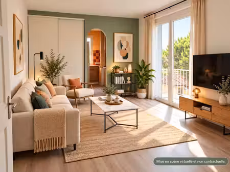 toulouse   côte pavée   appartement t2 32.5 m2