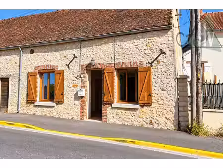 maison en pierre avec jardinet