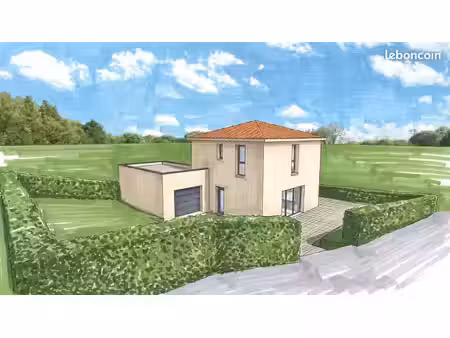 projet de construction d'une maison 90 m² avec terrain à anse (69)
