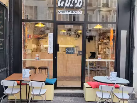 fonds restauration / coffee shop clé en main + terrasses (annuelle & estivale) — paris 18e