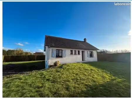 maison 80 m2 avec terrain 7000 m2