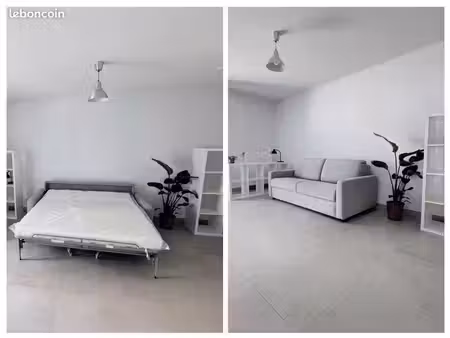 studio meublé 32m2 + garage