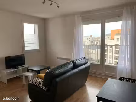 appartement f1 meublé avec balcon – tours tranchée