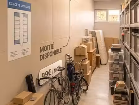 box garage espace de stockage bord de mer