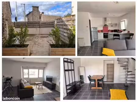 ? duplex t2 coup de cœur rénovée avec terrasse et parking – saint-brieuc (quartier robien)