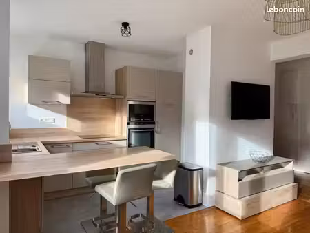 beau 2 pièces meublé 45m² calme et lumineux