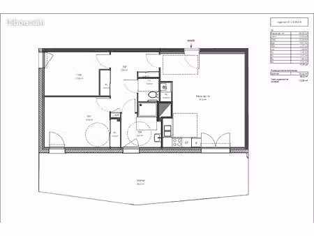 appartement 3 pièces 71 m²