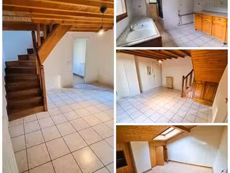 t4 duplex petite tronche+garage+interphone dans maison
