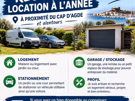 recherche location à l'année