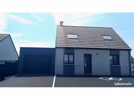 maison individuelle  semi-plain-pied avec jardin et garage